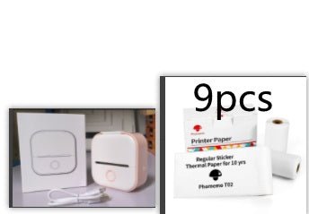 Portable Mini Thermal Label Printer Home Photo Printer Student Wrong Question Printer Bluetooth - compatible Mini Label Printer Price Tag - MANI DIGITAL STORE