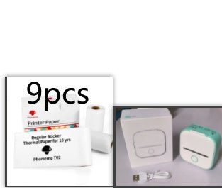 Portable Mini Thermal Label Printer Home Photo Printer Student Wrong Question Printer Bluetooth - compatible Mini Label Printer Price Tag - MANI DIGITAL STORE
