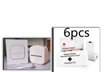 Portable Mini Thermal Label Printer Home Photo Printer Student Wrong Question Printer Bluetooth - compatible Mini Label Printer Price Tag - MANI DIGITAL STORE