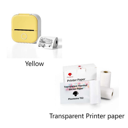 Portable Mini Thermal Label Printer Home Photo Printer Student Wrong Question Printer Bluetooth - compatible Mini Label Printer Price Tag - MANI DIGITAL STORE