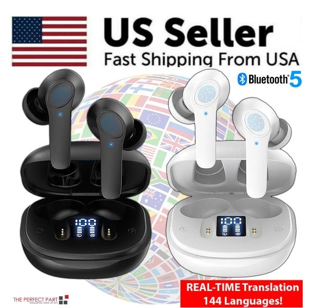 Translator Earbuds 144 Languages Real Time Online OffLine Translation Earphones - MANI DIGITAL STORE