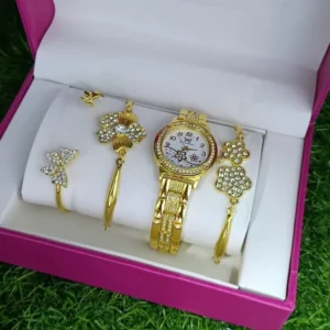 women's watch and bracelet set