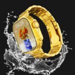 luxury gold smart watch