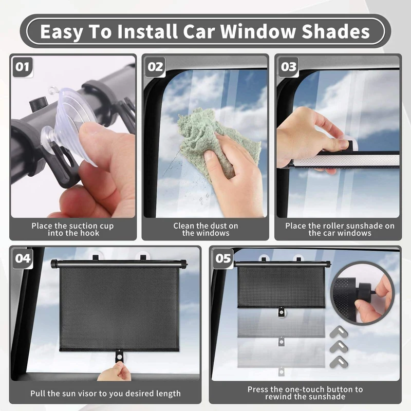 car window sunshade mesh