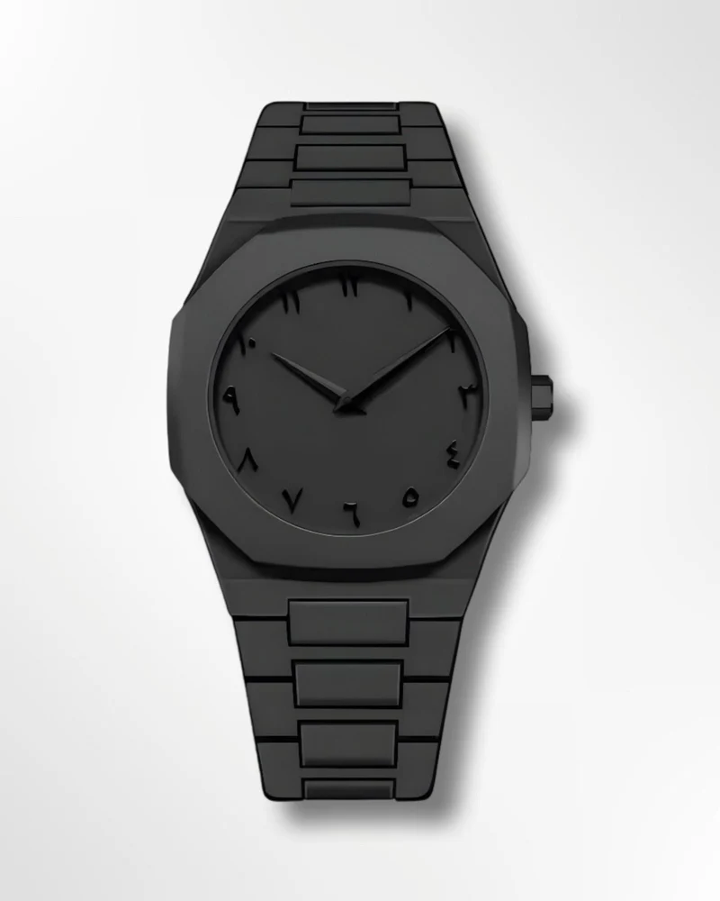 Arabic numeral watch for men