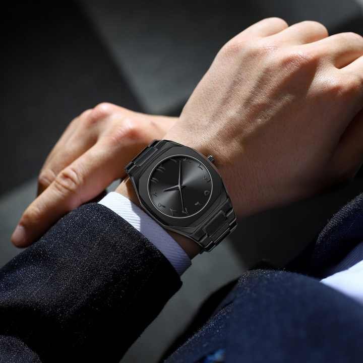 Arabic numeral watch for men