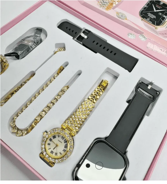 6 in 1 smartwatch set